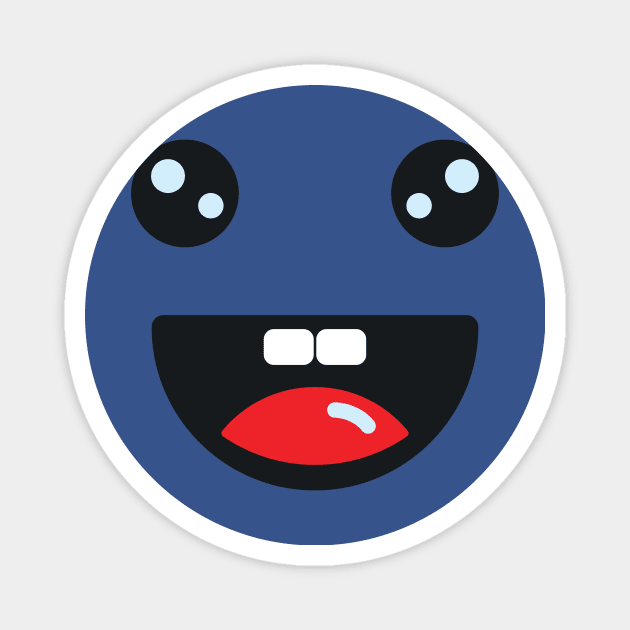 Smile face cartoon Magnet by verry studio